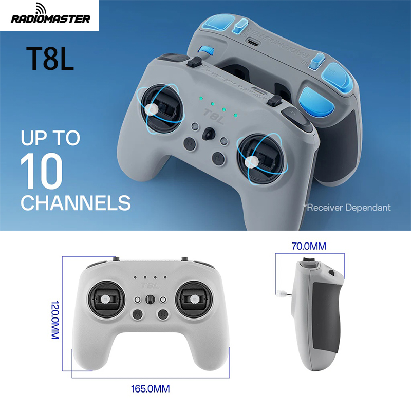 Drone Gimbal - Radiocomando RadioMaster T8L M2 2.4GHz ExpressLRS